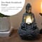 Glitzhome® 12" Zen-Style LED Tabletop Fountain with Pump